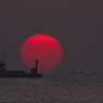 久々のダルマ夕日
