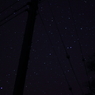 電柱と星空