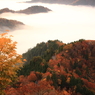 すばらしき雲海と紅葉