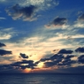 東尋坊の夕暮れ
