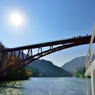 紅秋　庄川峡船の旅８