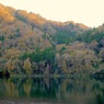 秋彩21：夕色峰を染める