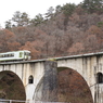 列車の中から見られてた！