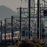 東海道本線の朝～岐阜市江崎踏切