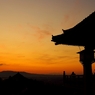 二月堂の夕景、再び