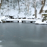 一面の氷