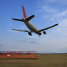 JAL A300-600R アプローチ