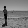 海と子供