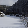 雪日に残す影