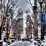 Snowing Tokyo