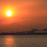 ２月19日富士山頂に太陽が沈む時　今日はちゃんと撮れるかなぁ～