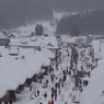 大内宿雪祭り'13全景