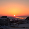 知床の夕陽