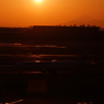 羽田の夕陽