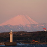朝焼けの若洲富士