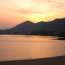 仙酔島から眺める鞆の浦の夕焼け