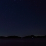 島影と星そら