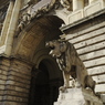 王宮　獅子の門　Budapest
