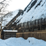 大屋根の氷柱