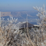 樹氷の間から春待つ米塚-15