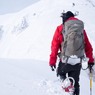 雪屁の上をワカンでパフパフと♪