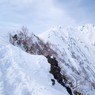 西黒尾根の稜線と谷川岳