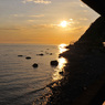 石狩湾の朝陽
