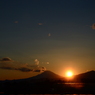夕暮れ