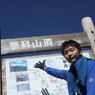 蓼科山山頂の看板