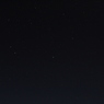 カシオペヤ座と北極星(こぐま座)