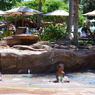 Playing in the water