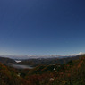 月下の北アルプス in 大岡