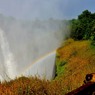 ヴィクトリアの滝虹