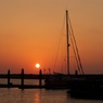 宜野湾マリーナの夕陽