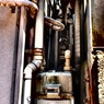 ガスメーターと配管