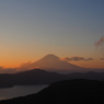 夕焼け富士山