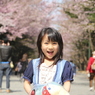桜通りで