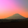 田舎の夕景