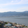 諏訪湖SAからの諏訪湖
