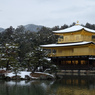 雪の金閣寺