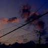 故郷の夕空