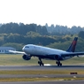 DELTA機・着陸（スモークの中）