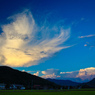 風吹く雲