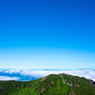 夏山と青空