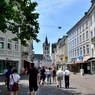 ドイツの旅　トリーア旧市街シメオン通り（Simeonstraße）
