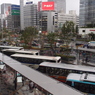 東京散歩Ⅲ：雨の東京駅八重洲口前