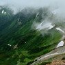 鷲羽岳より三俣山荘