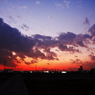 夕暮れ