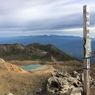 頂上より二ノ池を望む