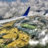 秋田県上空